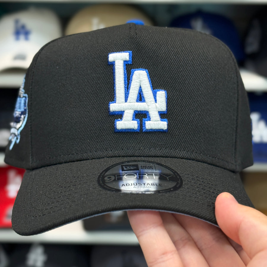 New Era Los Angeles Dodgers '40th Anniversary' A-Frame Black 9FORTY Snapback - Product Image