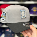 New Era Detroit Tigers 'Tiger Stadium' A-Frame Silver/Grey 9FORTY Snapback