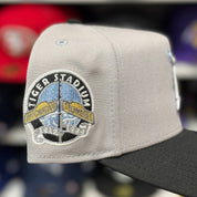 New Era Detroit Tigers 'Tiger Stadium' A-Frame Silver/Grey 9FORTY Snapback - Product Image