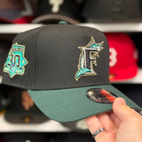 New Era Florida Marlins '30th Anniversary' A-Frame Black/Green 9FORTY Snapback