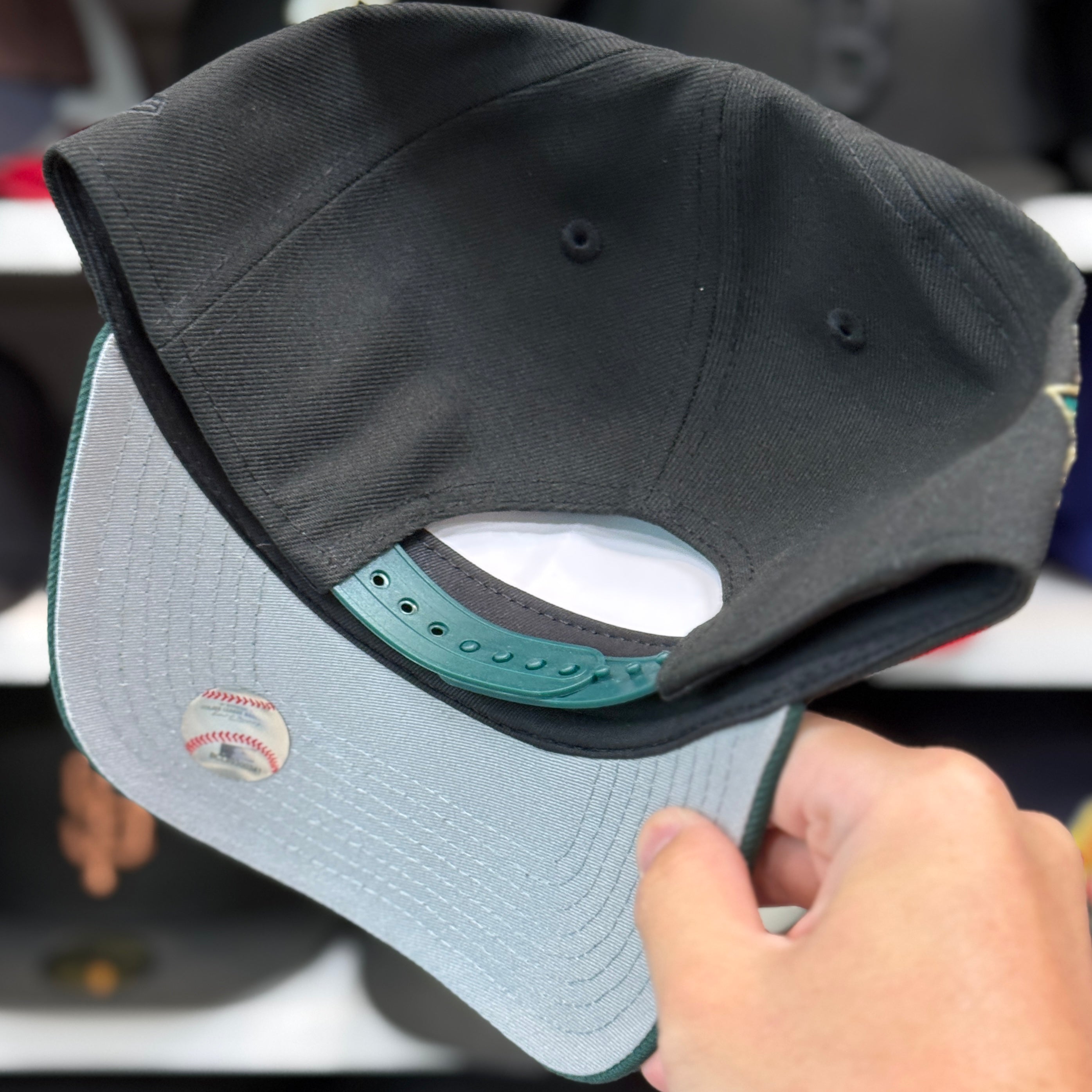 New Era Florida Marlins '30th Anniversary' A-Frame Black/Green 9FORTY Snapback - Product Image