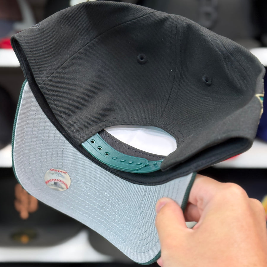 New Era Florida Marlins '30th Anniversary' A-Frame Black/Green 9FORTY Snapback - Product Image