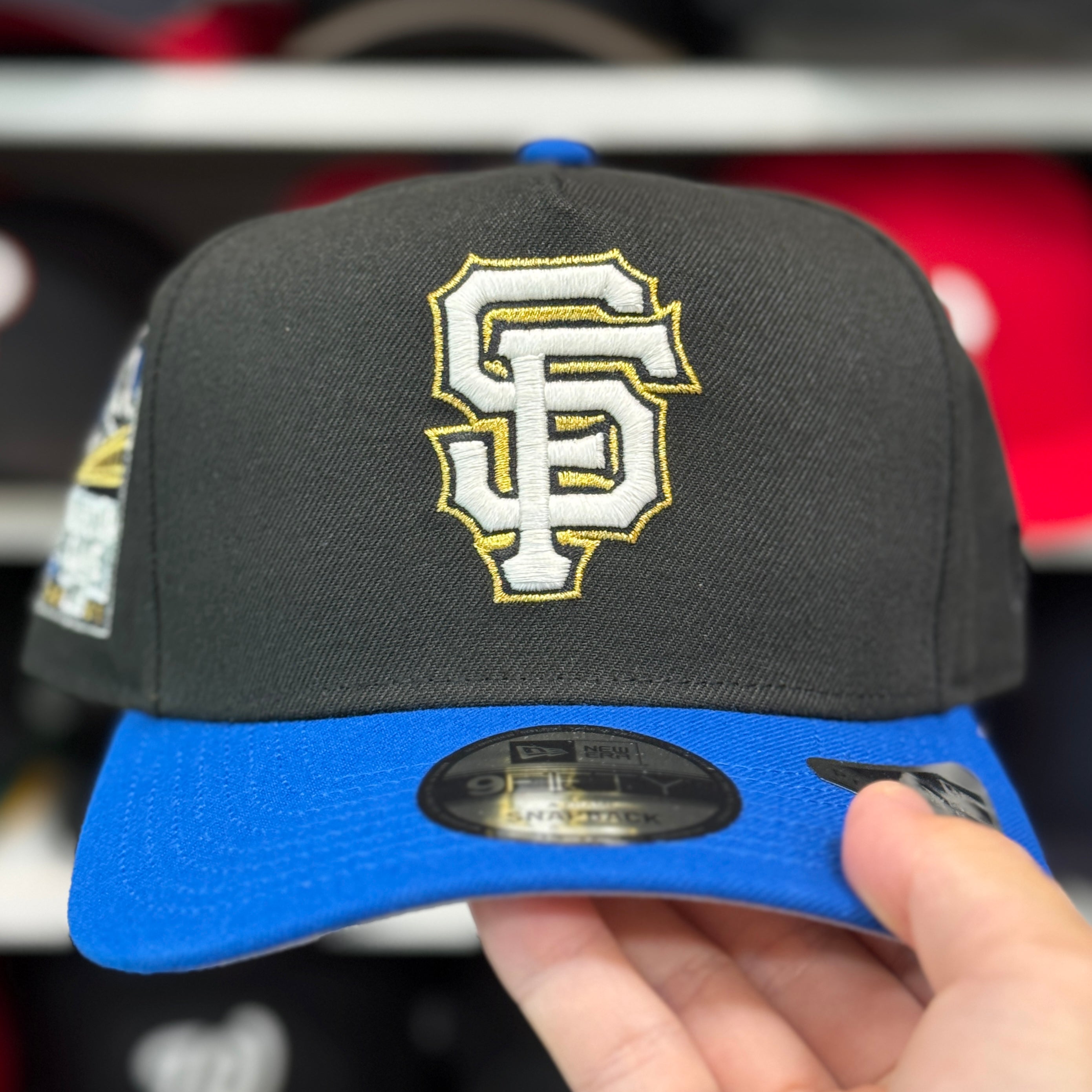New Era San Francisco Giants '2007 All Star Game' A-Frame Black/Blue 9FIFTY Snapback - Product Image