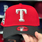 New Era Texas Rangers 'Final Season' A-Frame Red/Black 9FORTY Snapback - Product Image