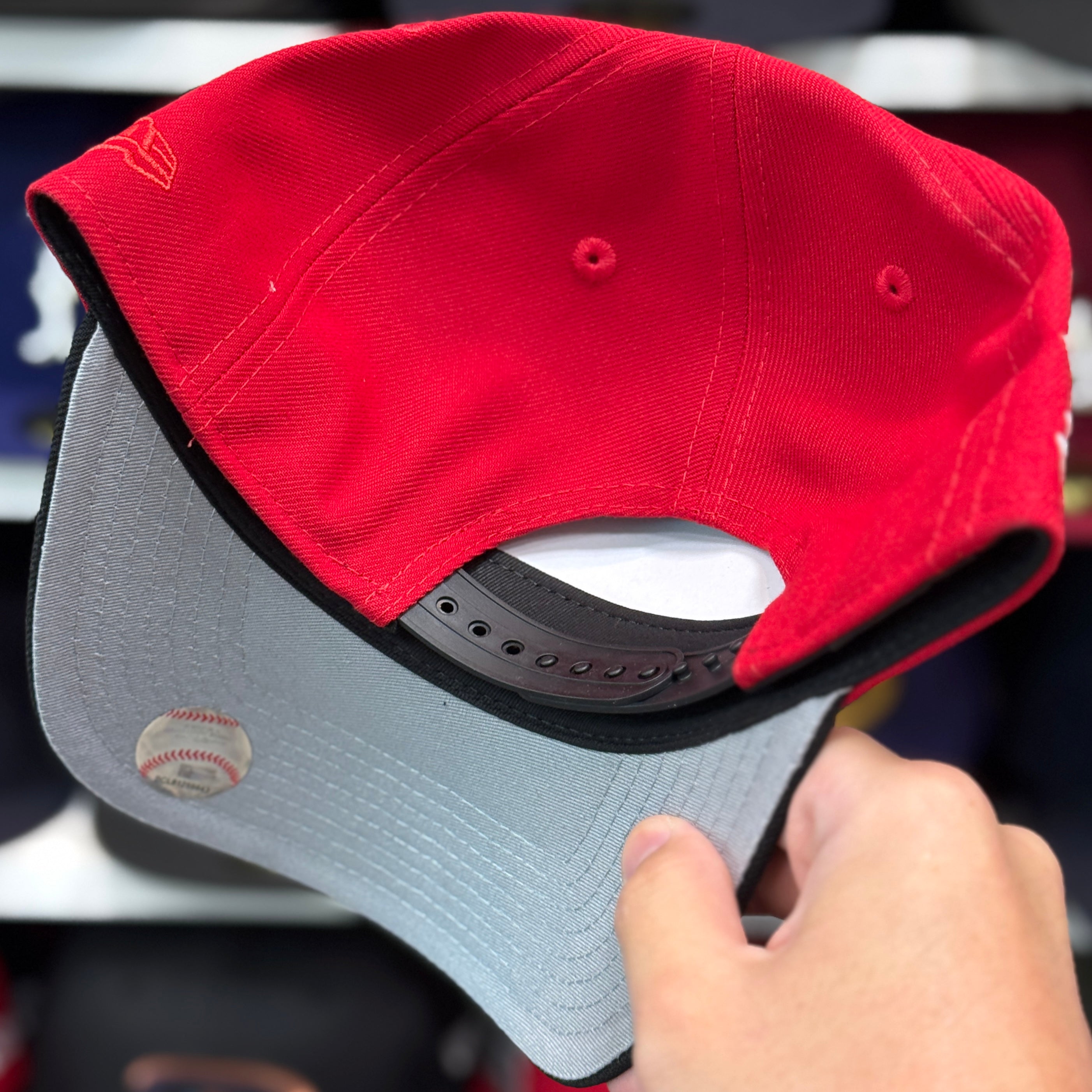 New Era Texas Rangers 'Final Season' A-Frame Red/Black 9FORTY Snapback - Product Image