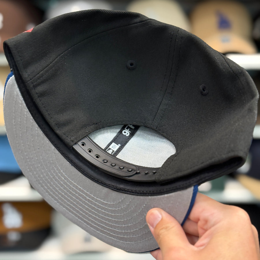 New Era Los Angeles Angels '50th Anniversary' Black/Blue 9FIFTY Snapback - Product Image