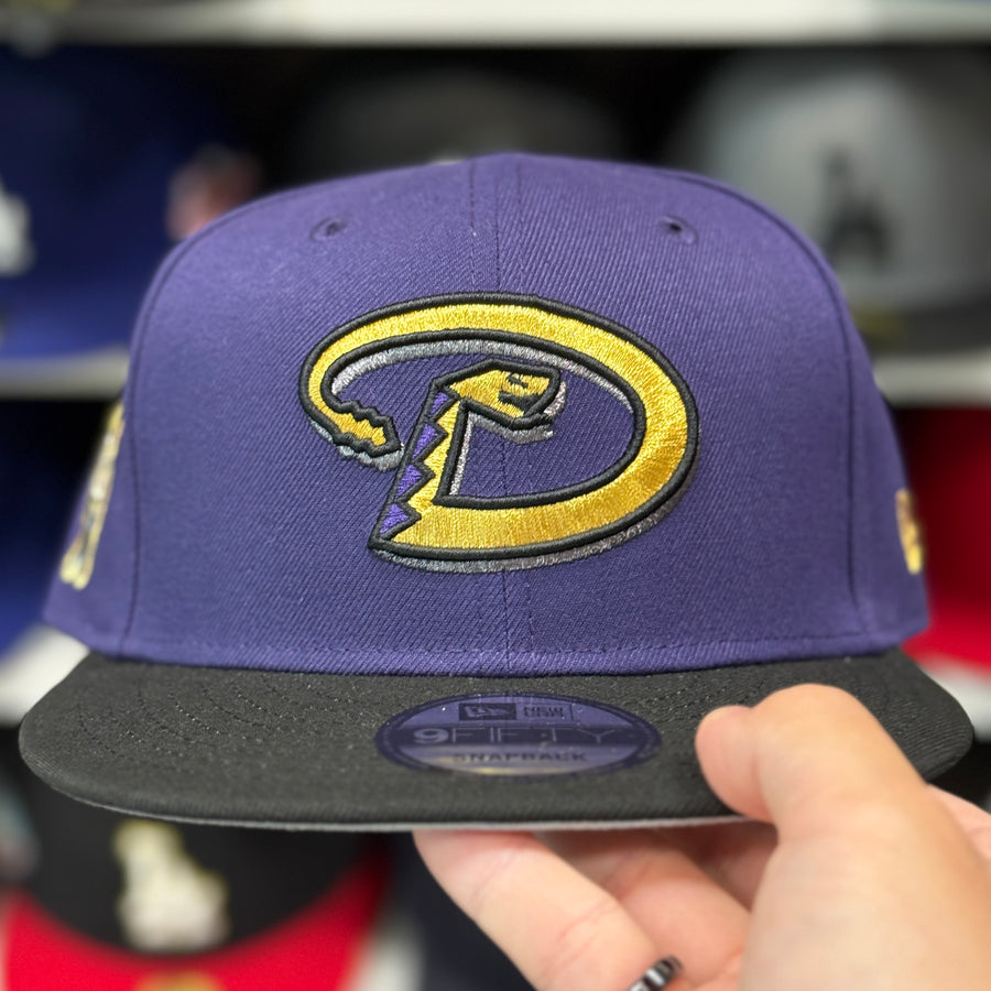 New Era Arizona Diamondbacks '1998 Inaugural Season' Purple/Black 9FIFTY Snapback - Product Image