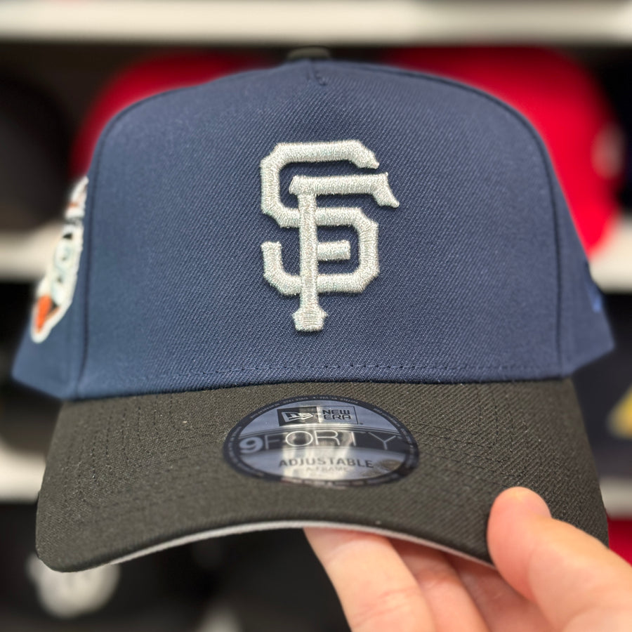 New Era San Francisco Giants '25th Anniversary' A-Frame Navy/Black 9FORTY Snapback - Product Image