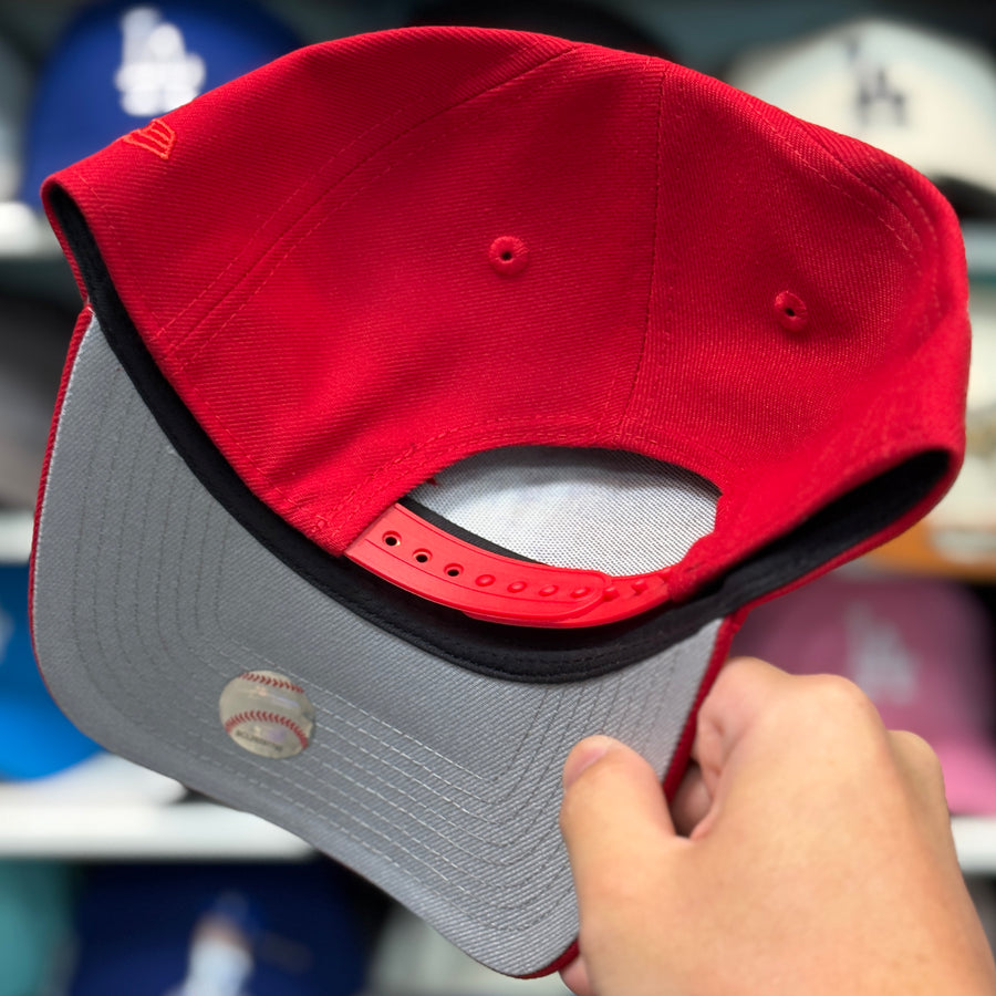 New Era Los Angeles Dodgers '40th Anniversary' A-Frame Red 9FORTY Snapback - Product Image