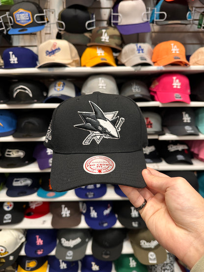 San Jose Sharks NHL 1991-2011 "20 Years" Patch | Mitchell & Ness Pro Crown Snapback | Black