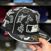 New Era MLB 'All Over' Black 59FIFTY Fitted Hat - Product Image