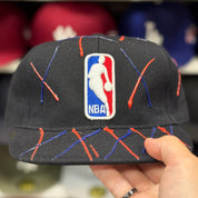 NBA 'X-ed' Black Reebok Fitted Hat - Product Image