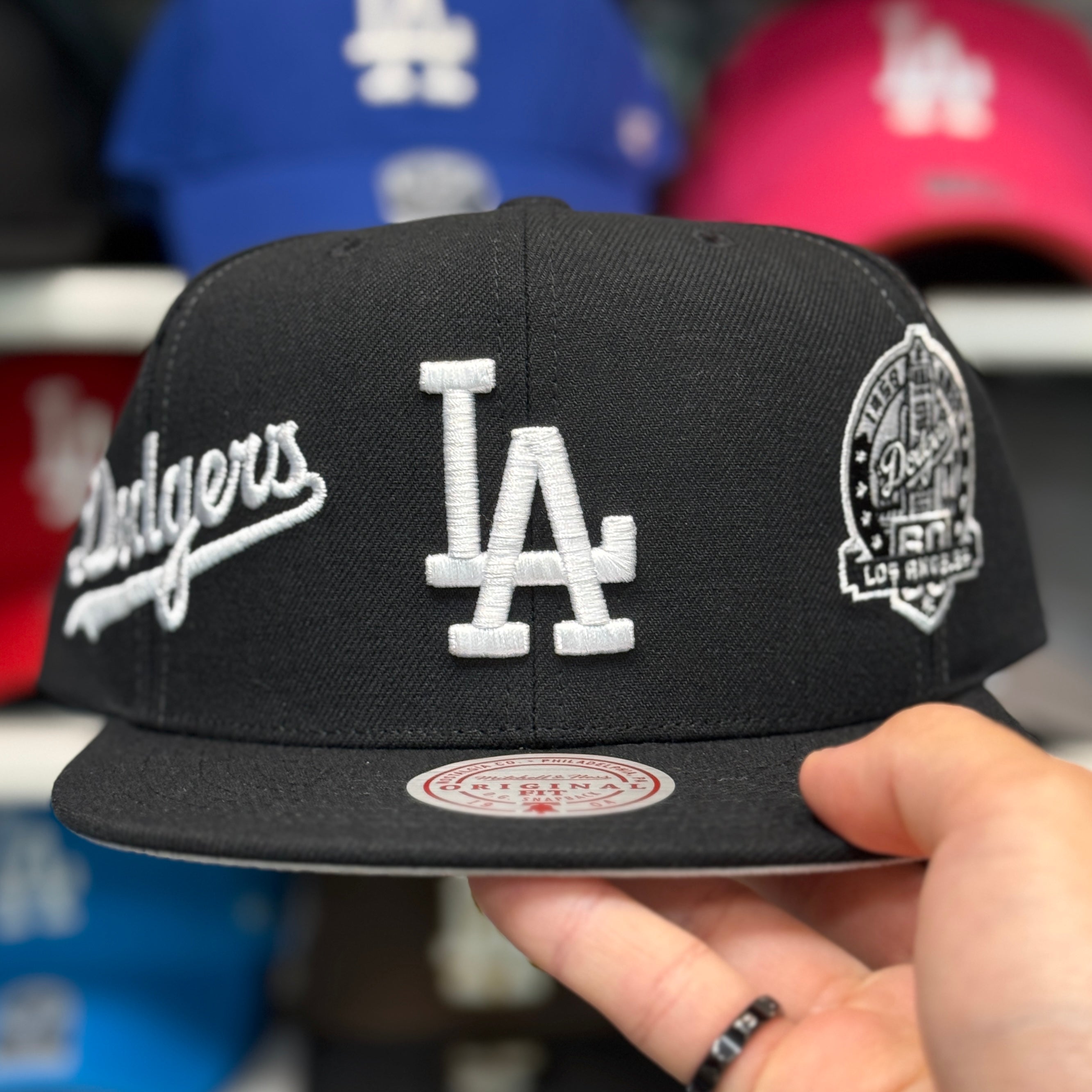 White Mitchell & Ness Snapback - Product Image