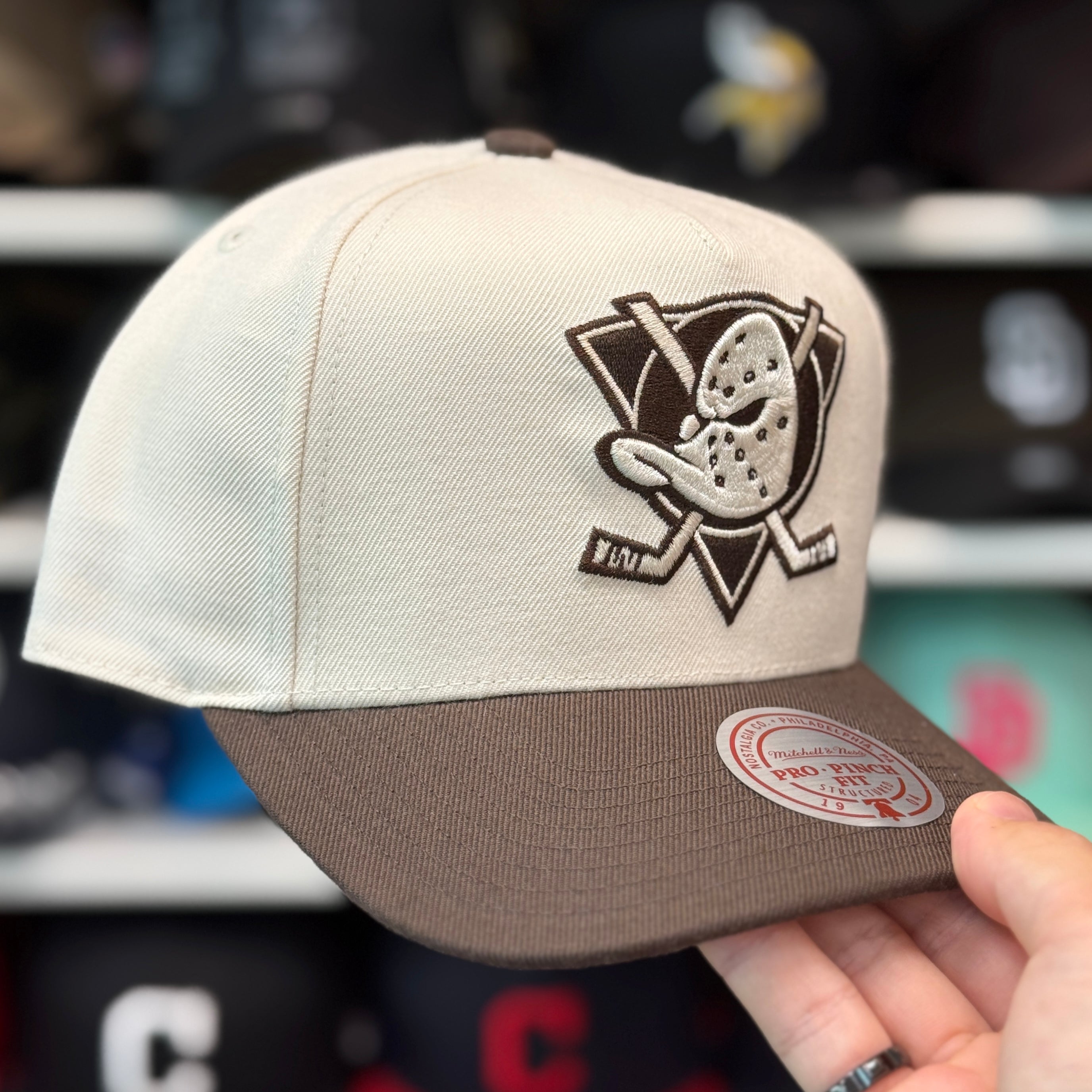 Brown A-Frame Mitchell & Ness Snapback - Product Image