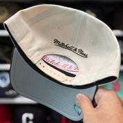 Anaheim Ducks Creme/Brown A-Frame Mitchell & Ness Snapback - Product Image