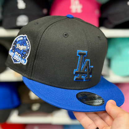 New Era Los Angeles Dodgers Two Tone '60th Anniversary' 9FIFTY Snapback Black/Blue