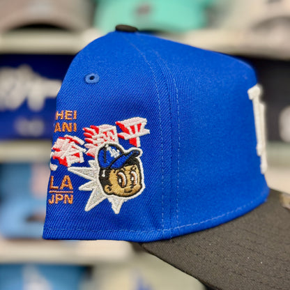 New Era LA Dodgers A-Frame Ohtani 'LA-JPN' 9FORTY Snapback Blue/Black