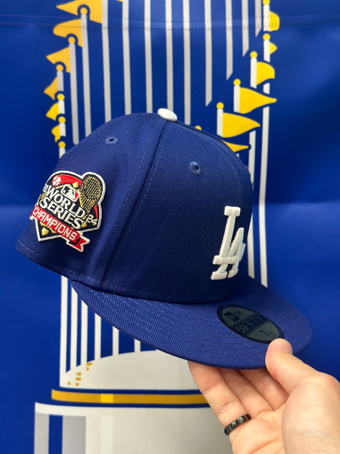 LA Dodgers 2024 World Series Championship Fitted | New Era 59FIFTY Fitted Cap | Blue