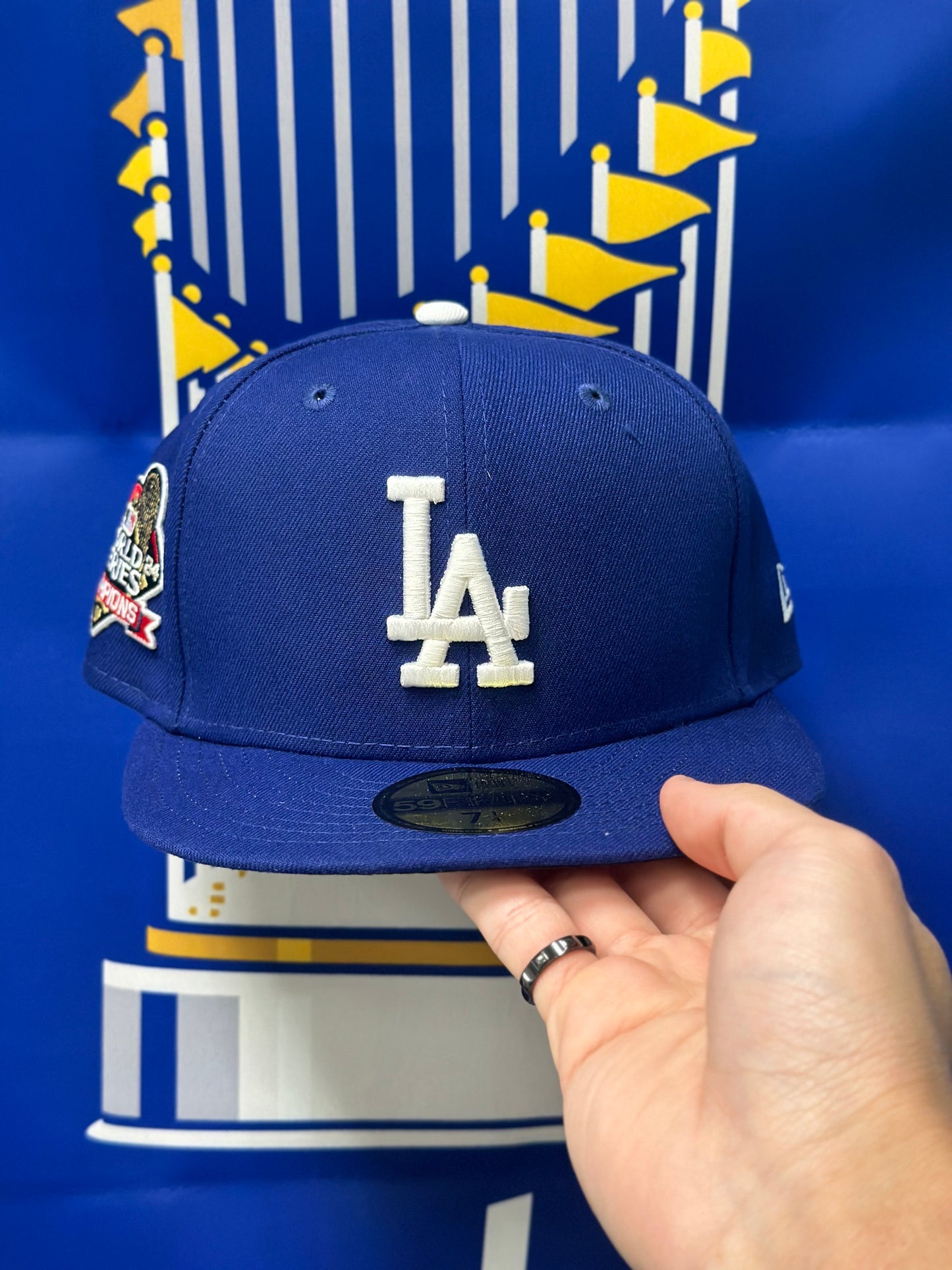 LA Dodgers 2024 World Series Championship Fitted | New Era 59FIFTY Fitted Cap | Blue