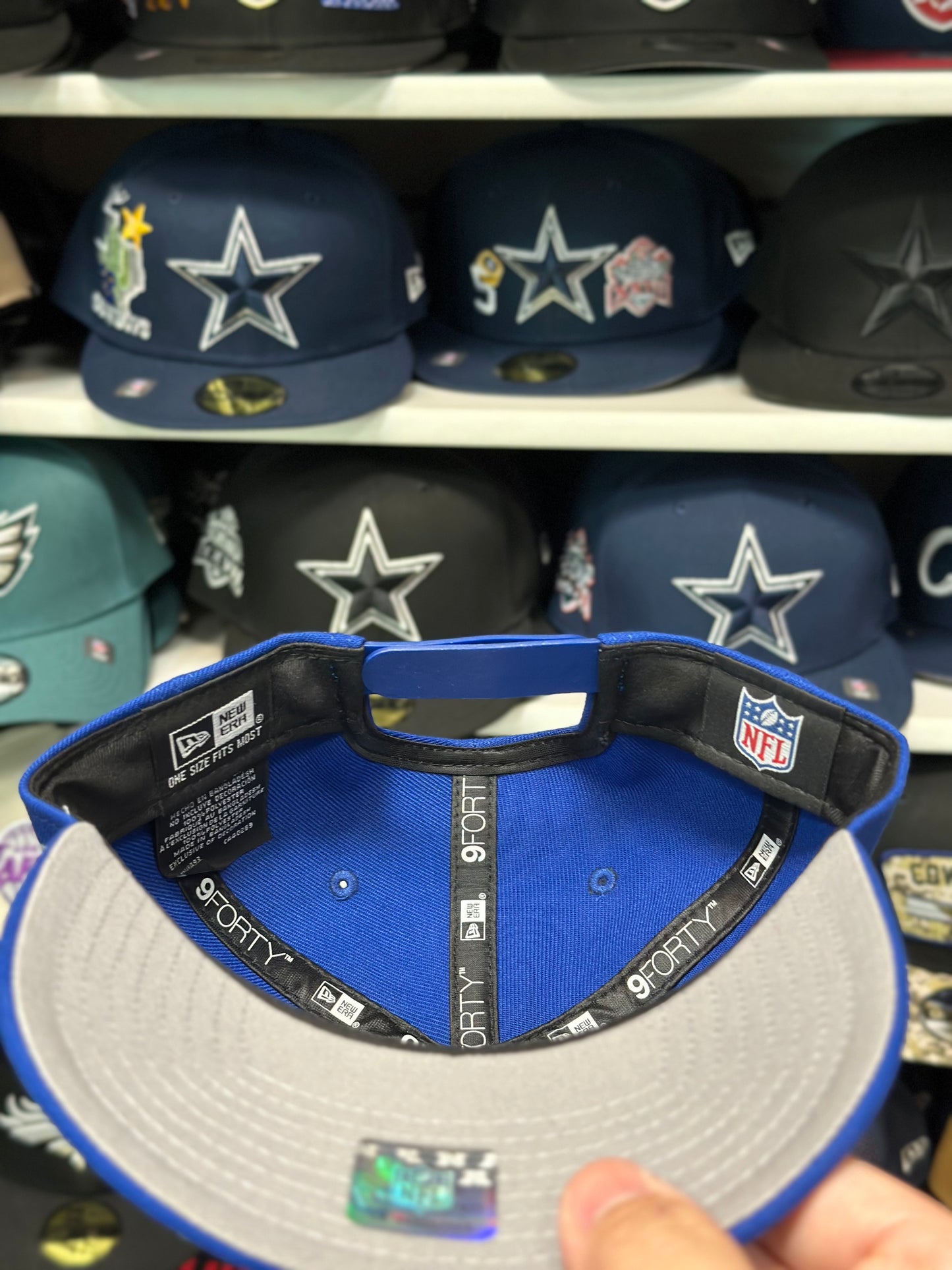 Las Vegas Raiders NFL A-Frame Snapback | New Era 9FORTY Adjustable Snap | Royal Blue