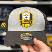 New Era Pittsburgh Steelers Grey/Black 39THIRTY Baseball Cap - Product Image