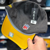 New Era Pittsburgh Steelers Grey/Black 39THIRTY Baseball Cap - Product Image