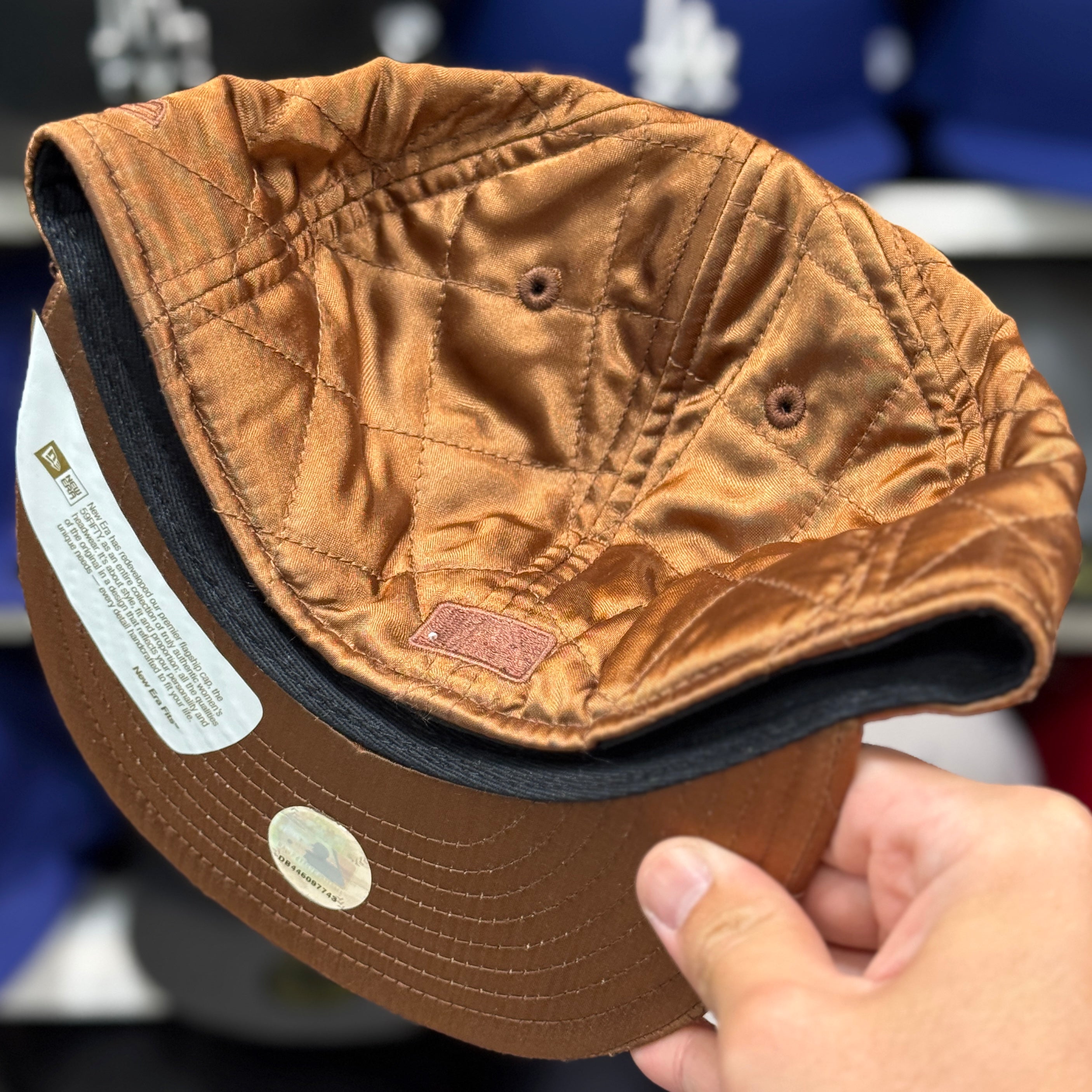 New Era New York Yankees 'Satin Ice' Espresso 59FIFTY Fitted Hat - Product Image