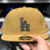 New Era Los Angeles Dodgers 'Vintage Suede' Tan 59FIFTY Fitted Hat - Product Image