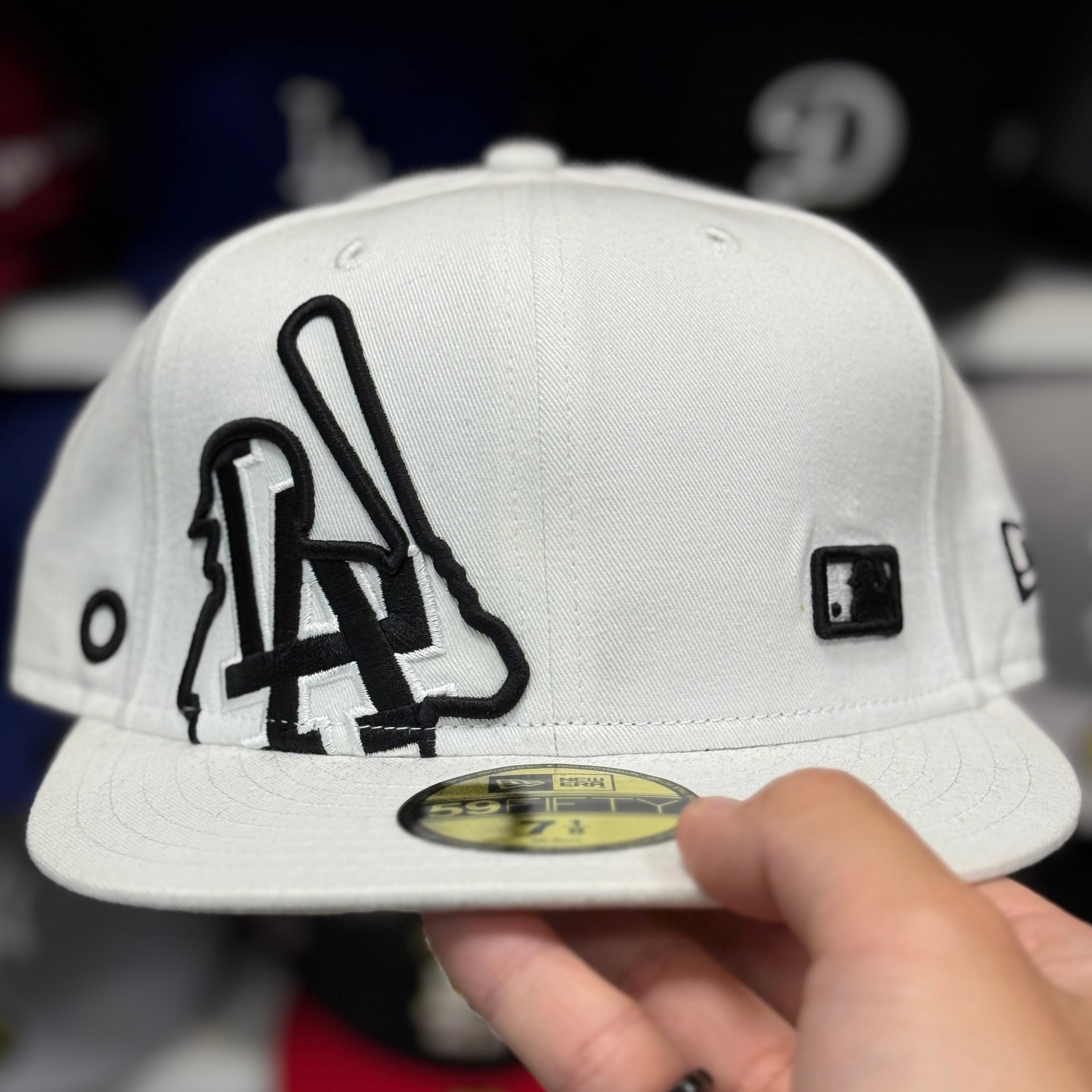 New Era Los Angeles Dodgers 'Batterman' White 59FIFTY Fitted Hat - Product Image