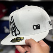 New Era Los Angeles Dodgers 'Batterman' White 59FIFTY Fitted Hat - Product Image