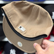 New Era Los Angeles Dodgers 'Mini Logo' Tan 59FIFTY Fitted Hat - Product Image