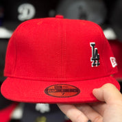 New Era Los Angeles Dodgers 'Mini Logo' Red 59FIFTY Fitted Hat - Product Image