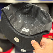 New Era Los Angeles Dodgers 'Monogram' Black 59FIFTY Fitted Hat - Product Image