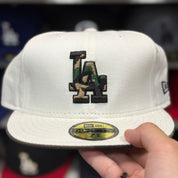 New Era Los Angeles Dodgers 'Chrome Camo' White 59FIFTY Fitted Hat - Product Image