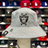 New Era Las Vegas Raiders Bucket Hat | Silver / Black Under Brim