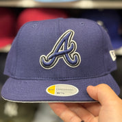 New Era Atlanta Braves Navy 59FIFTY Fitted Hat - Product Image