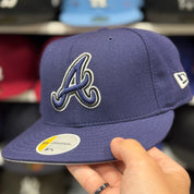 New Era Atlanta Braves Navy 59FIFTY Fitted Hat - Product Image