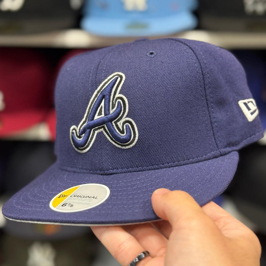 New Era Atlanta Braves Navy 59FIFTY Fitted Hat - Product Image