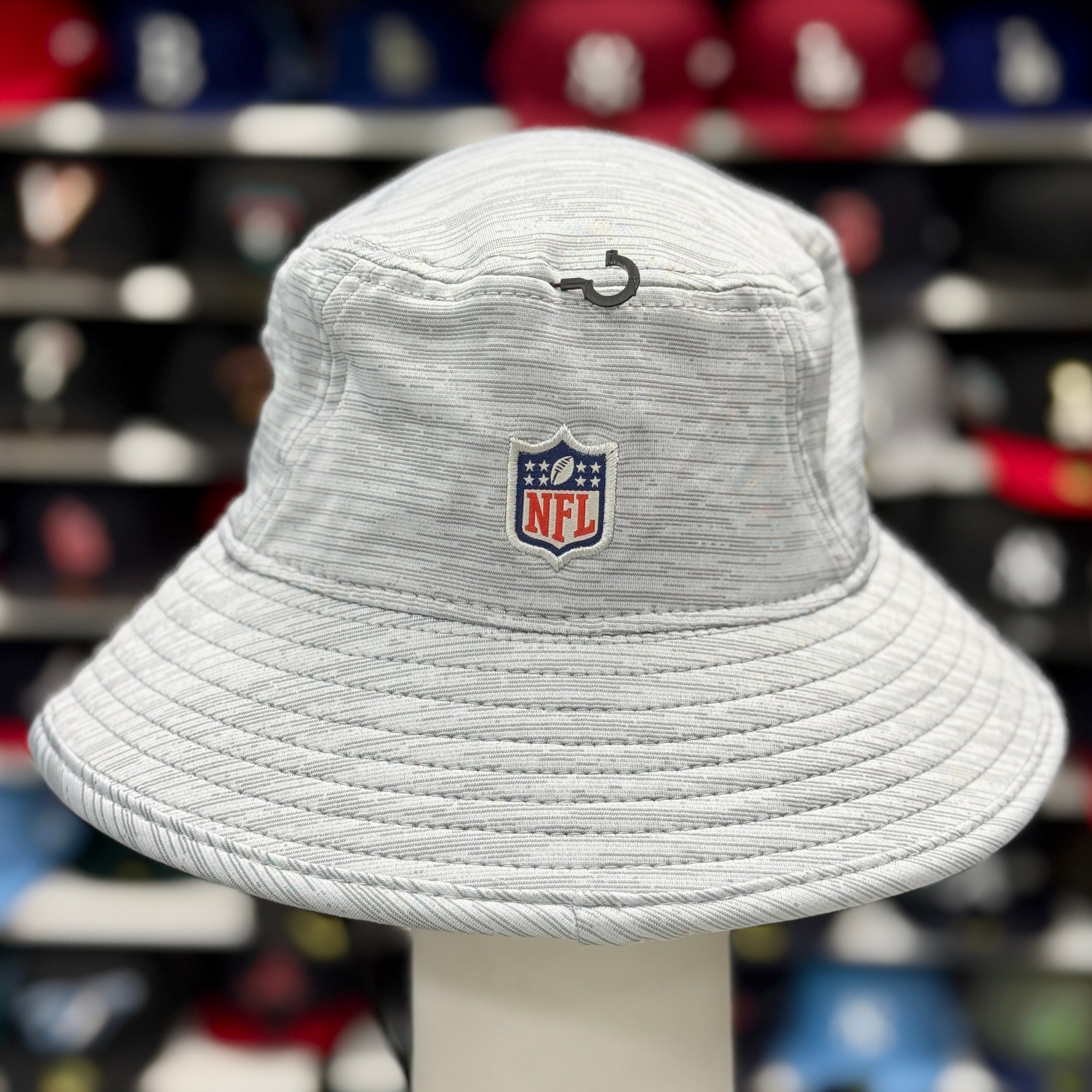 New Era Los Angeles Chargers Bucket Hat | Silver / Blue Under Brim - Product Image