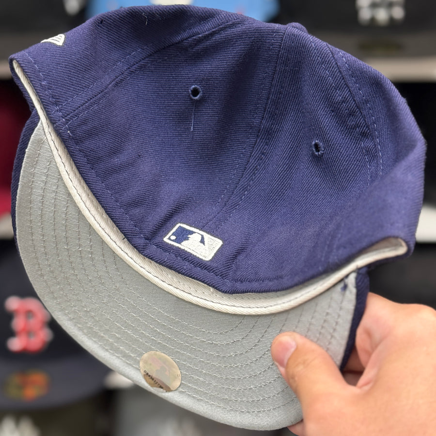 New Era Atlanta Braves Navy 59FIFTY Fitted Hat - Product Image