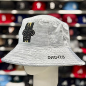 New Era New Orleans Saints Bucket Hat | Silver / Black Under Brim - Product Image