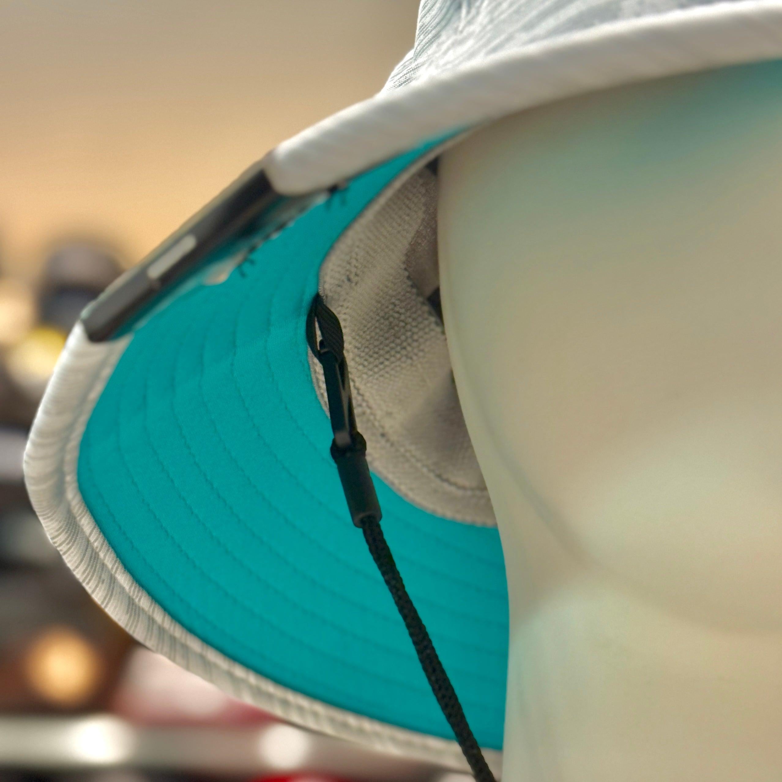 New Era New Miami Dolphins Bucket Hat | Silver / Teal Under Brim - Product Image