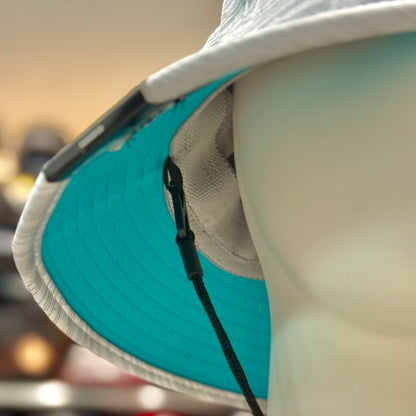 New Era New Miami Dolphins Bucket Hat | Silver / Teal Under Brim