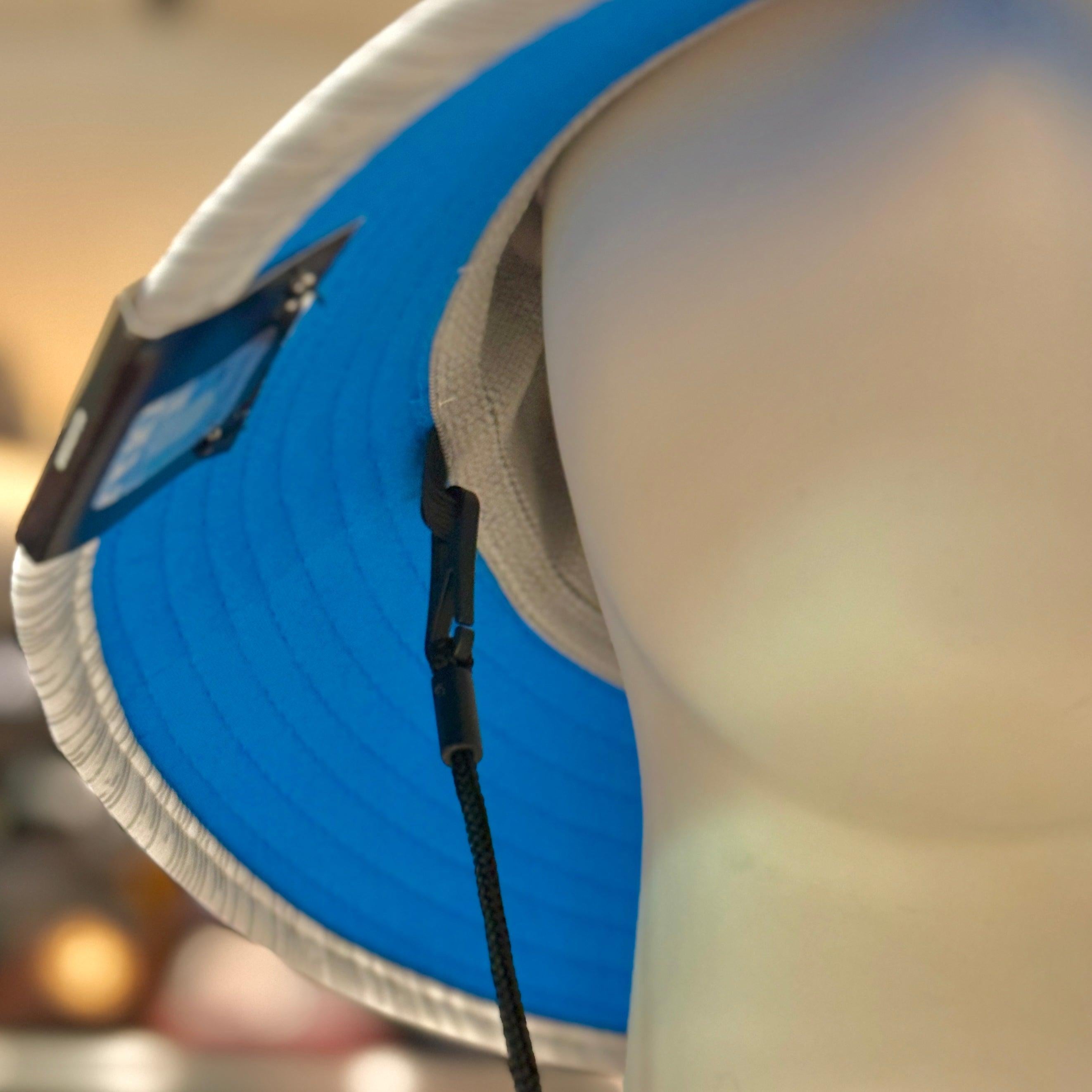 New Era Los Angeles Chargers Bucket Hat | Silver / Blue Under Brim - Product Image