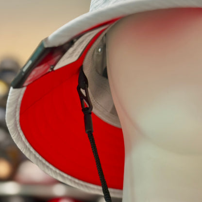 New Era Kansas City Chiefs Bucket Hat | Silver / Red Under Brim