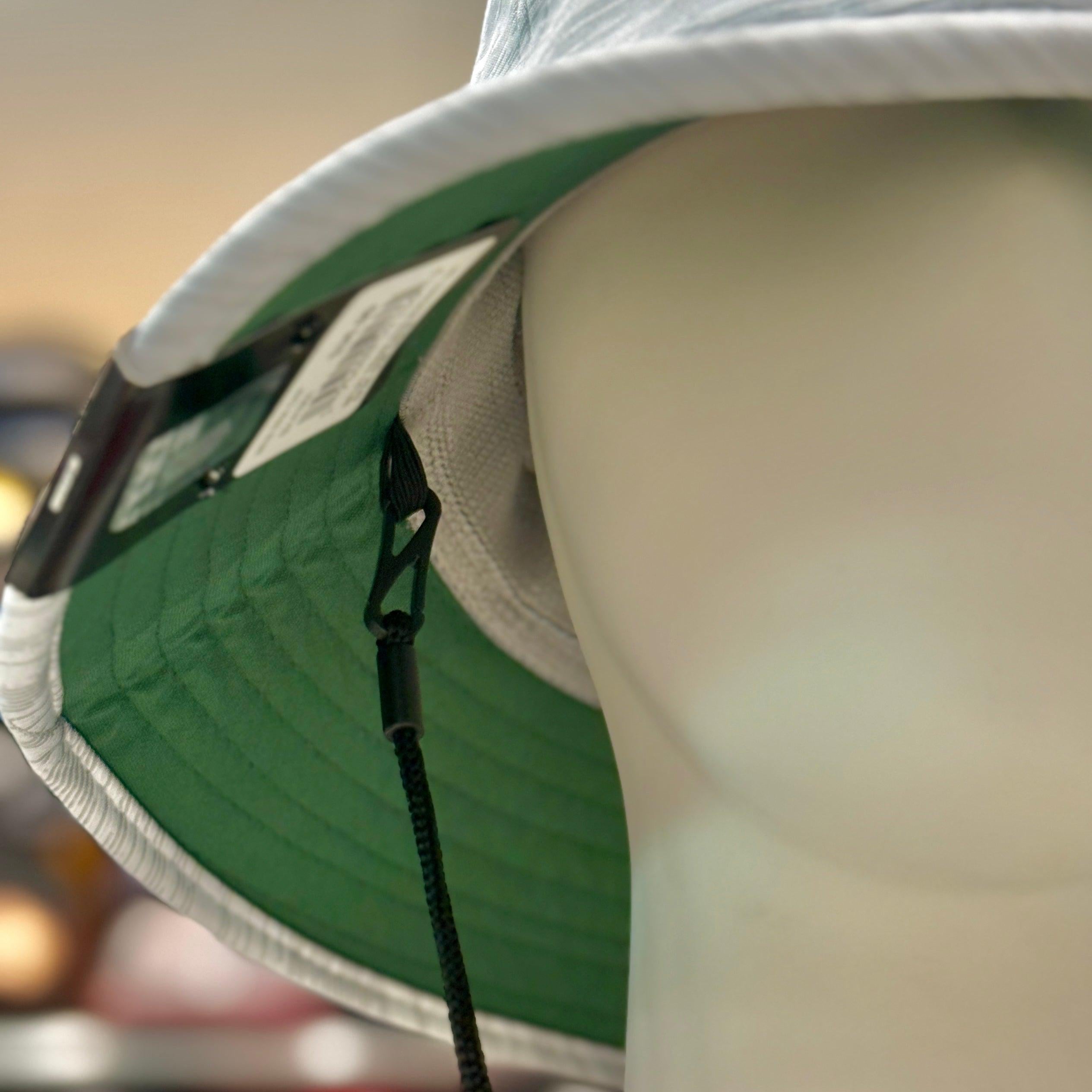 New Era Green Bay Packers Bucket Hat | Silver / Green Under Brim - Product Image