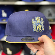 New Era New York Yankees 'Retro Gold' Navy 59FIFTY Fitted Hat - Product Image