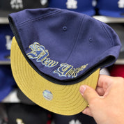 New Era New York Yankees 'Retro Gold' Navy 59FIFTY Fitted Hat - Product Image