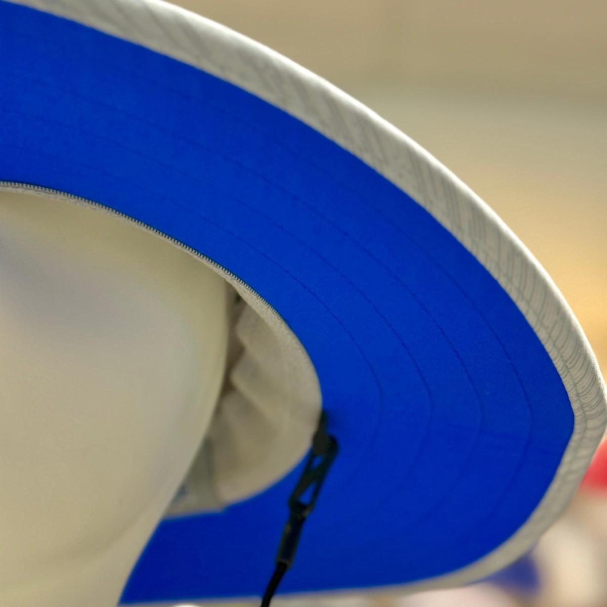 New Era Los Angeles Rams Fisherman Hat | Silver / Blue Under Brim - Product Image