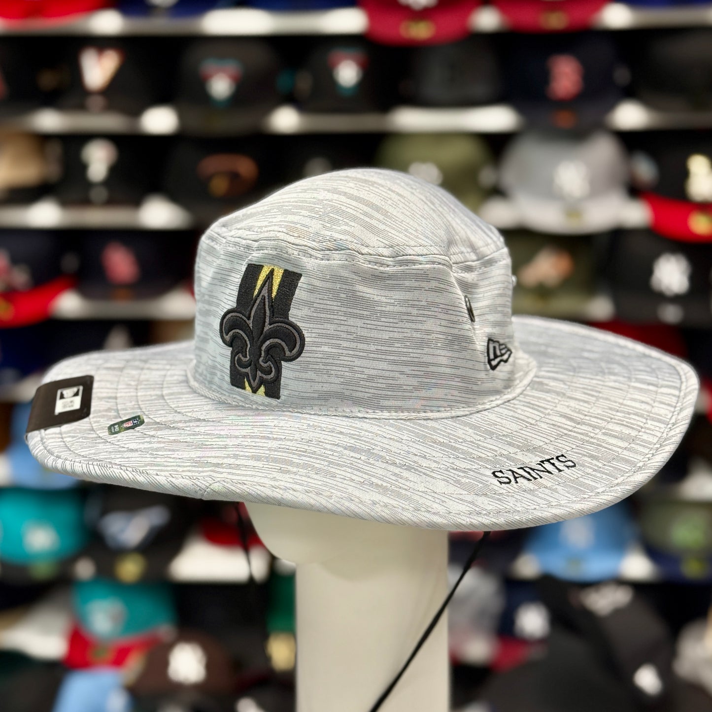 New Era New Orleans Saints Fisherman Hat | Silver / Black Under Brim